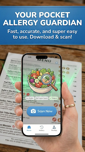 Allergy Lens: AI Food Scanner Screenshot 0