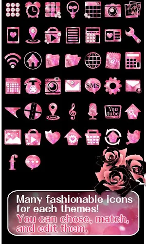 ★FREE THEMES★Roses & Pearls Screenshot 3