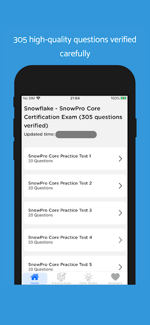 Snowflake SnowPro Core Exam Screenshot 0