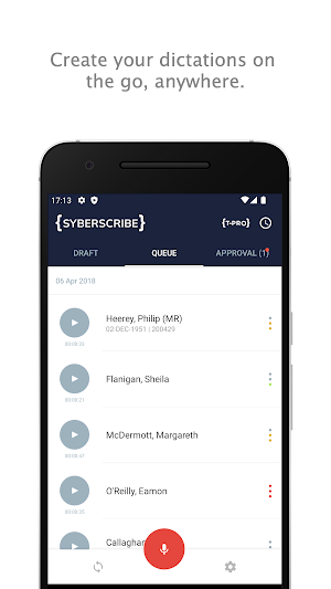 SyberScribe Dictate Screenshot 0