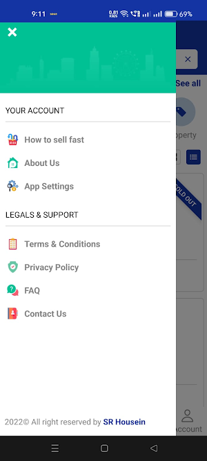 SRHousein App Screenshot 1