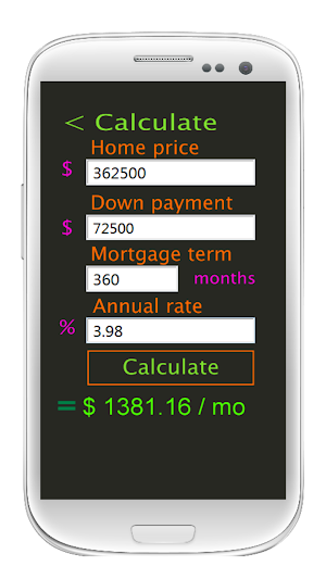 Mortgage Calculator Screenshot 0