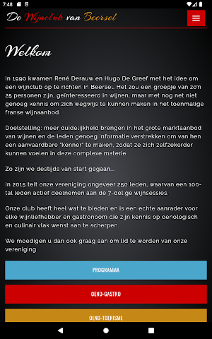 De Wijnclub van Beersel Screenshot 0