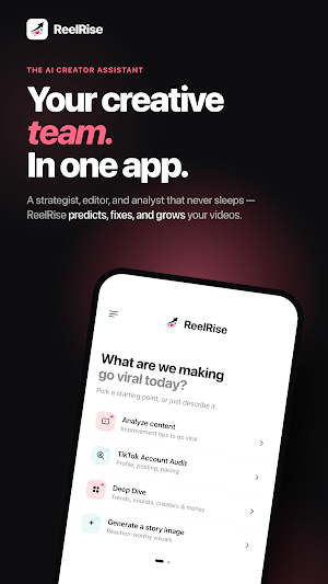 ReelRise: AI to Go Viral Screenshot 0