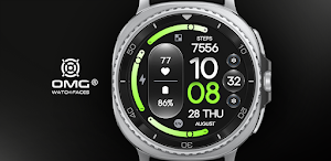 OMG 409 - Digital Watch Face Screenshot 0