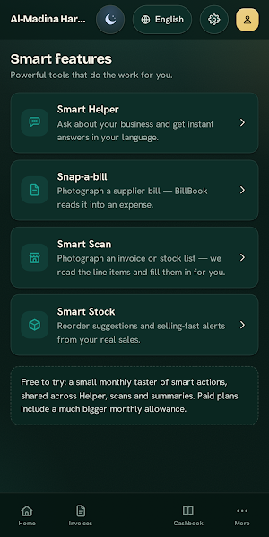 BillBook Business Screenshot 1