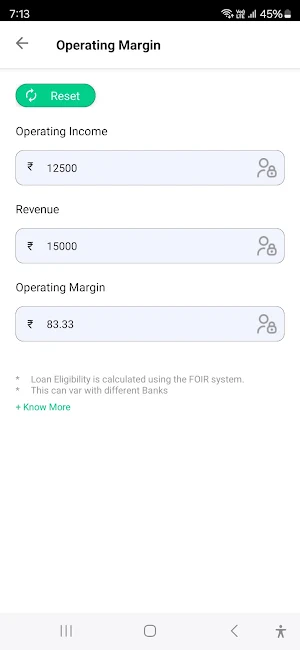 EMI Loan Calculator Screenshot 1