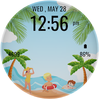 Beach Themed WatchFace