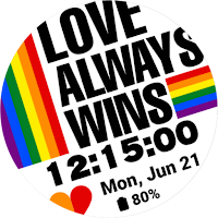 Watch Face Love Wins Wear Os