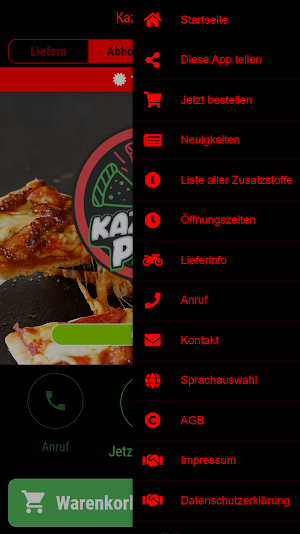 Kazzir Pizza Screenshot 2
