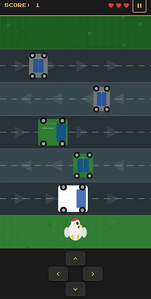 Chicken Jump Road Escape Screenshot 0