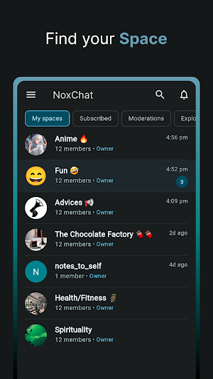 NoxChat: Vent anonymously Screenshot 2
