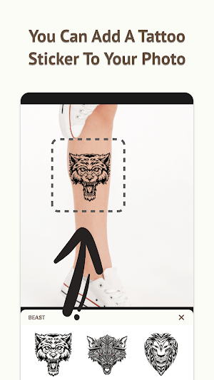 Tattoo my photo - Pic stickers Screenshot 1