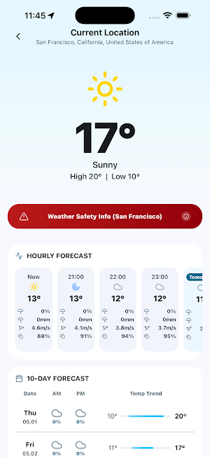 Todo Weather Screenshot 1