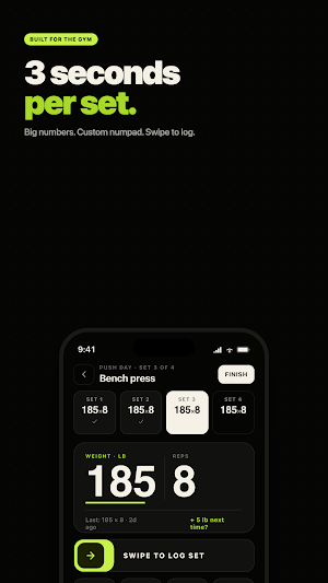 Simple Workout Tracker Screenshot 1
