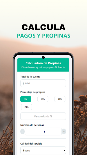Calcular Propinas Screenshot 0