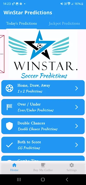 Winstar Predictions Screenshot 1