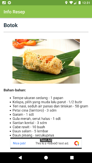 Cari Resep Botok Screenshot 2