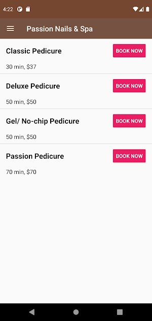 Passion Nails & Spa Screenshot 2