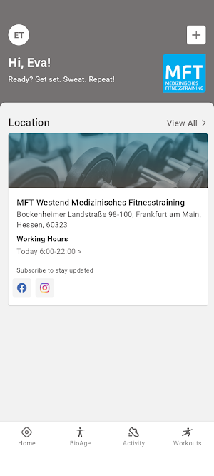 MFT Westend Fitness Screenshot 1