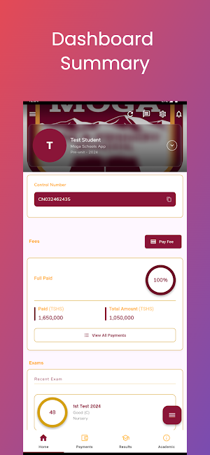 Moga Schools App Screenshot 1