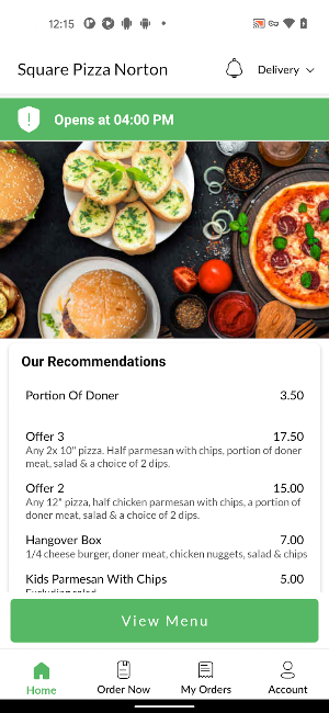 Square Pizza Screenshot 1