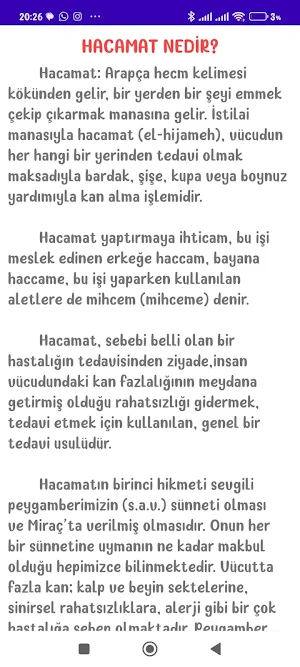 Osmanlı Hacamat Takvimi Screenshot 2