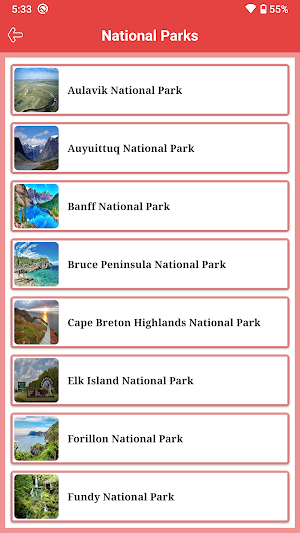 Canada National Parks Screenshot 2