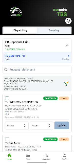 Transport Booking Screenshot 2