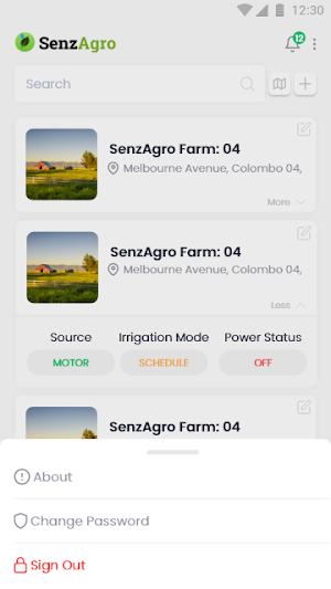 SenzAgro Screenshot 1