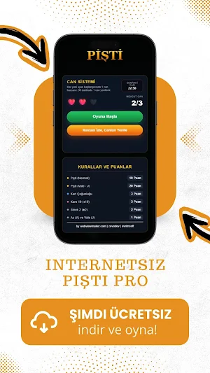İnternetsiz Pişti Pro Screenshot 0