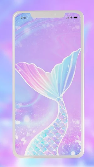 Unicorn Glitter Girl Wallpaper Screenshot 0