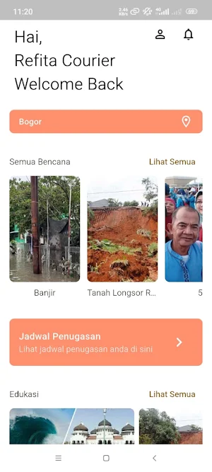Kurir Aksi Bencana Indonesia Screenshot 0