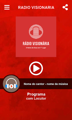 Rádio Visionária Screenshot 1