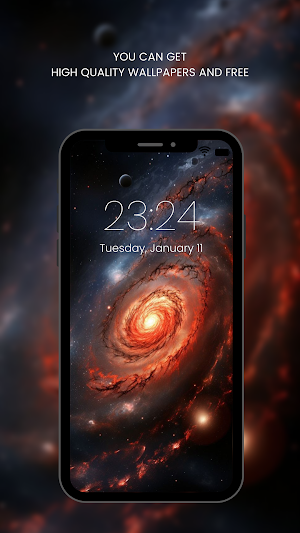 Galaxy Wallpaper HD Screenshot 1