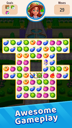 Farm Match Frenzy Funny puzzle Screenshot 2