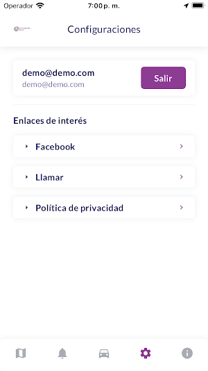 Coordenada Móvil GPS Screenshot 2