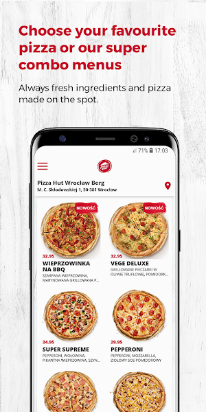 Pizza Hut PL Screenshot 1