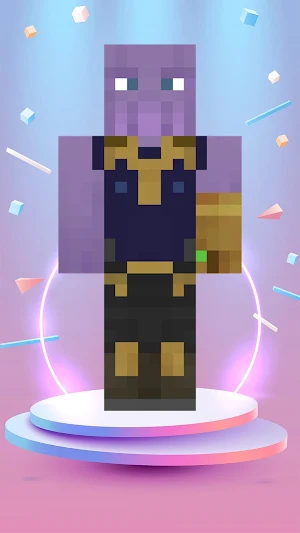 Thanos Skin for Minecraft Screenshot 0