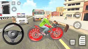 Indian City Bike Driving Game Screenshot 3