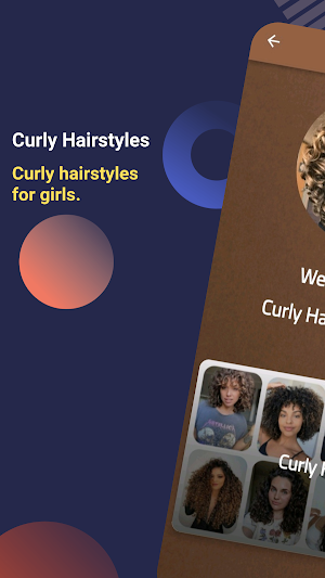 Curly Hairstyles - Short Curly Screenshot 0
