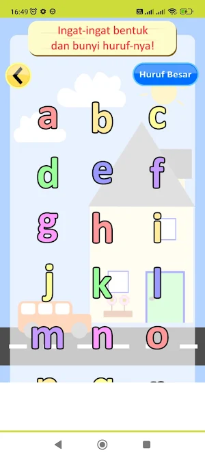 Belajar Huruf Alfabet Screenshot 2