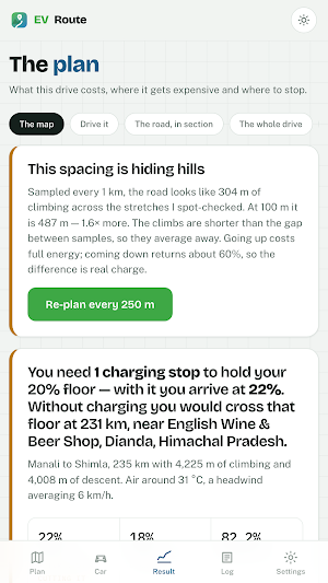 Safar - EV Charging & Route Screenshot 1