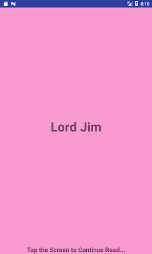 Lord Jim - eBook Screenshot 1