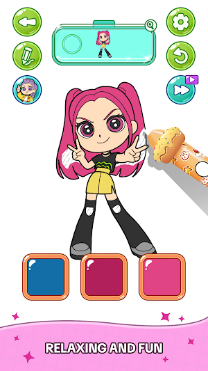 Coloring Idolfighting Screenshot 2