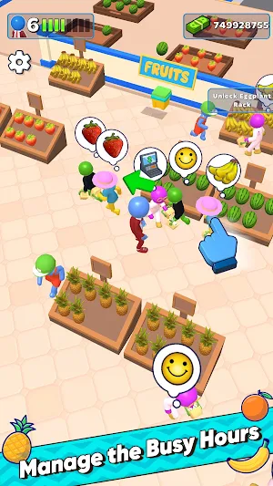 Super Mart Saga: Idle Arcade Screenshot 2