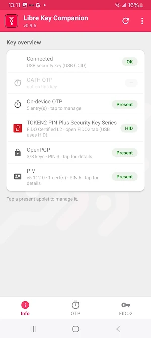 Libre Key Companion Screenshot 0