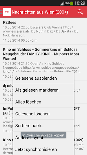 Wien Nachrichten Screenshot 1