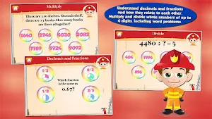 Fireman Kids 3rd Grade Games Screenshot 1