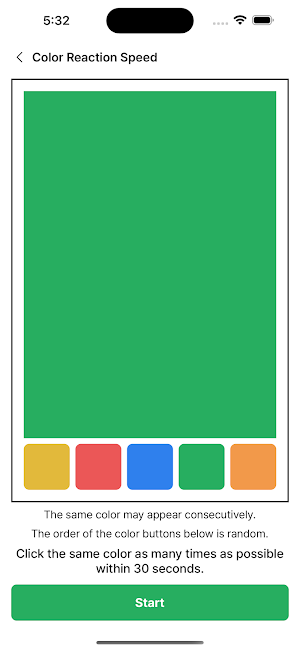 Reaction Speed Test Screenshot 3